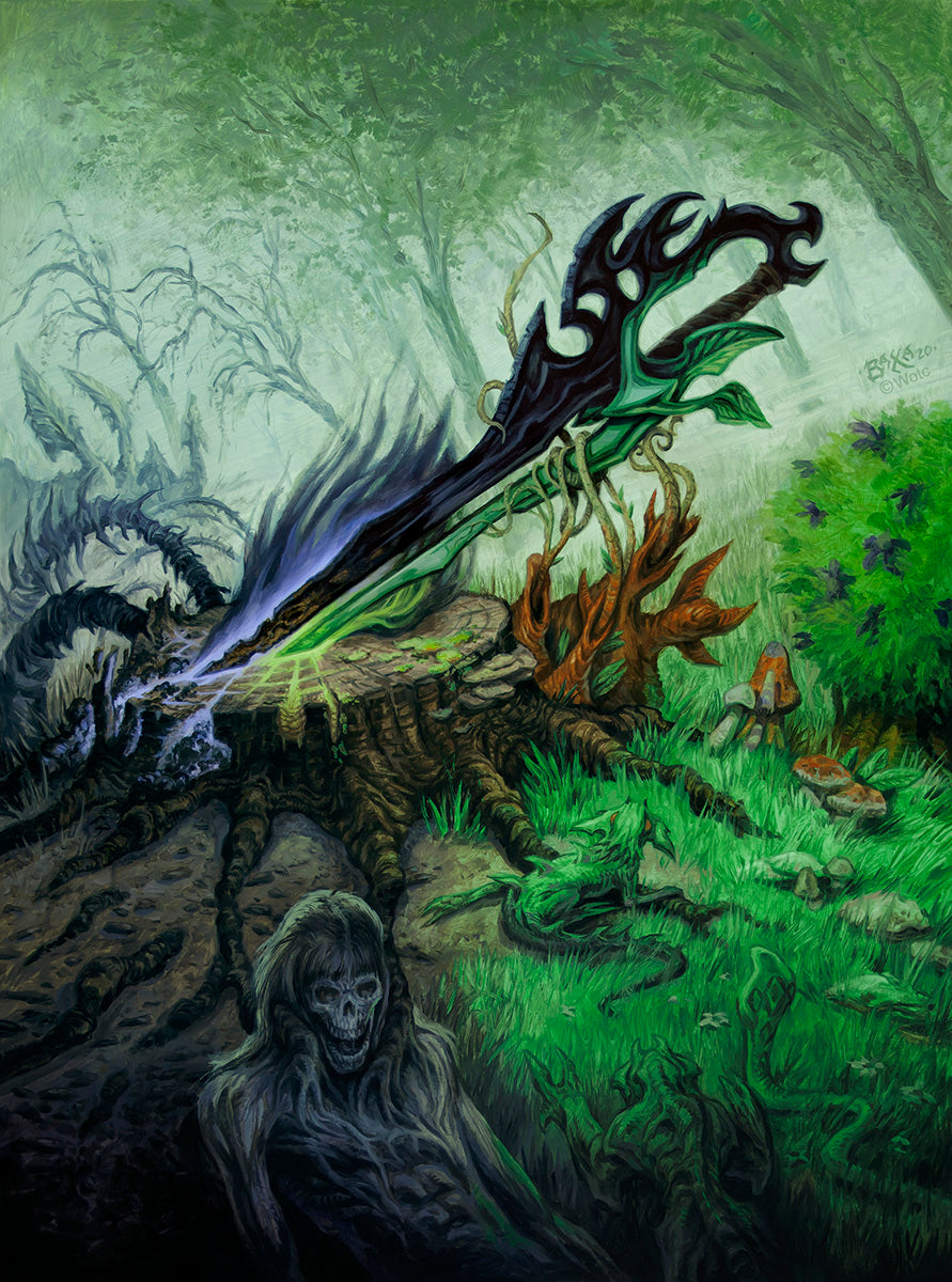Sword of Feast and Famine - Full (MTG) – BaxaArt