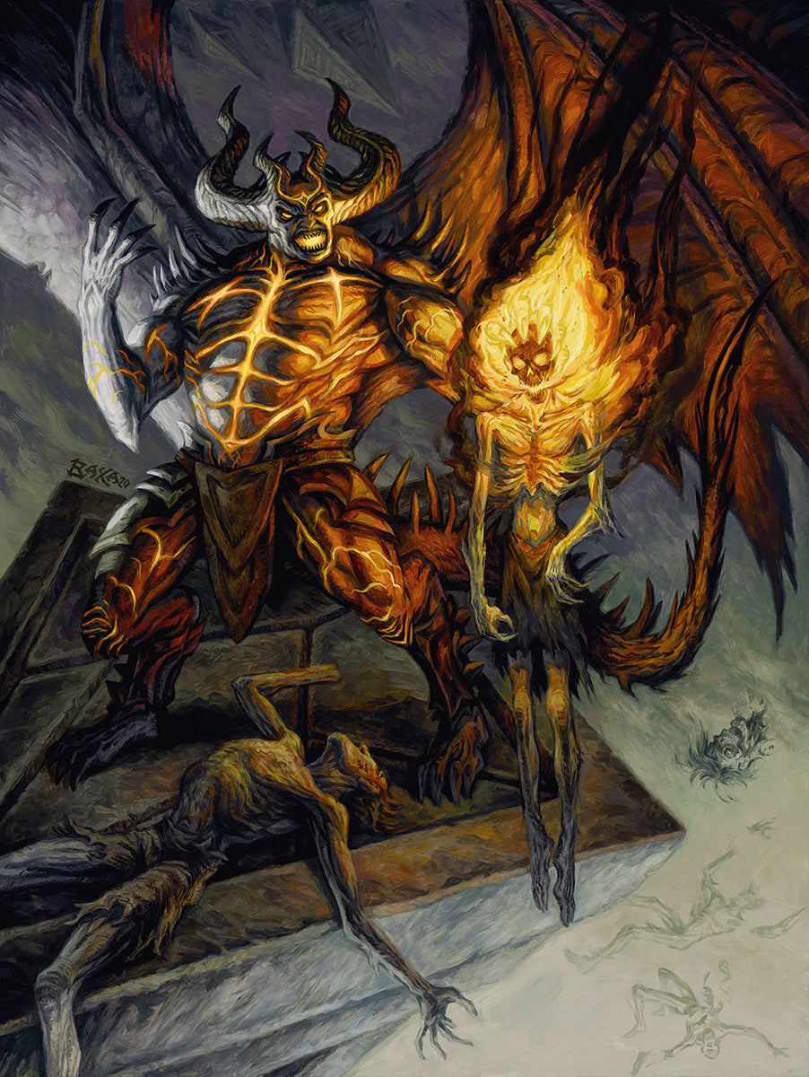 Limited Edition - Ob Nixilis, Demon Tar frame