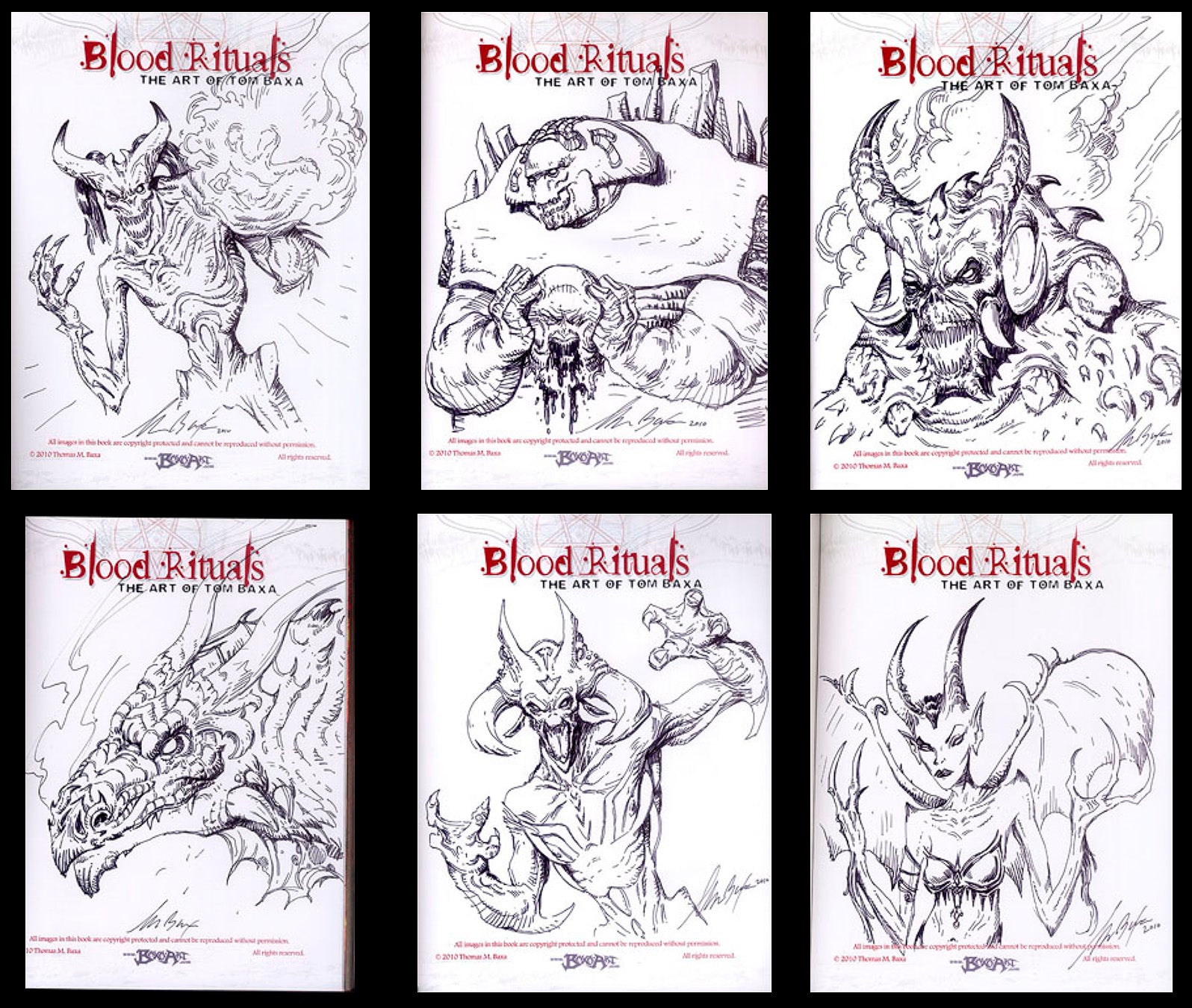 Blood Rituals: the Art of Tom Baxa